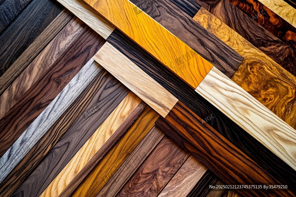 多种颜色木板木材