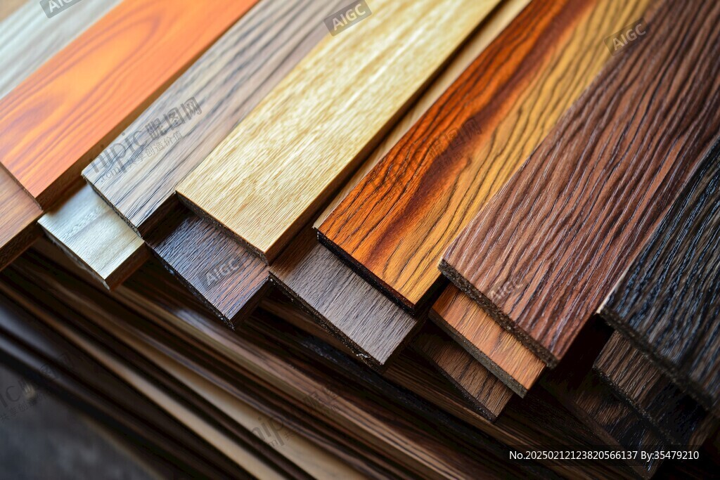 多种颜色木板木材