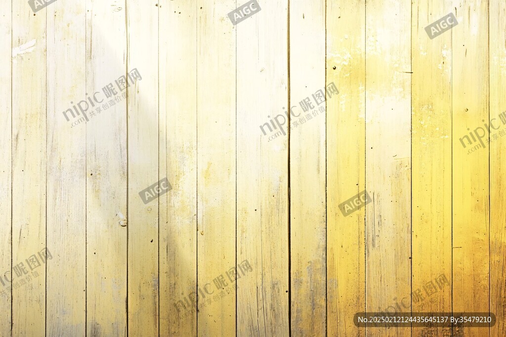 黄色怀旧木板
