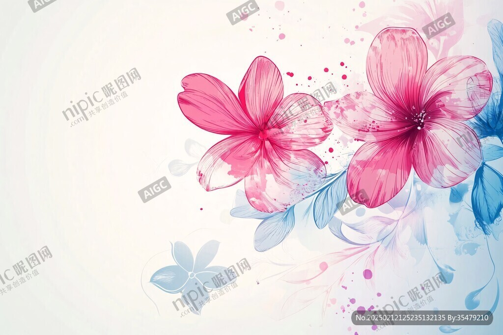 炫彩花朵壁纸