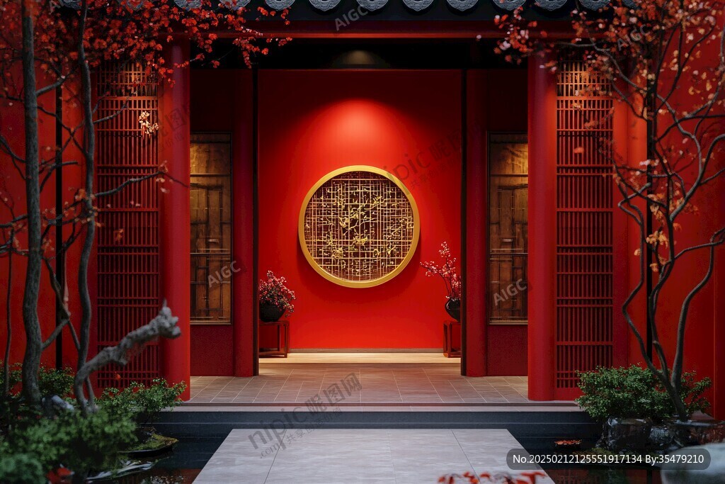 新中式红色地产