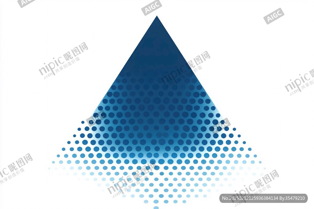 圆点渐变菱形拼接