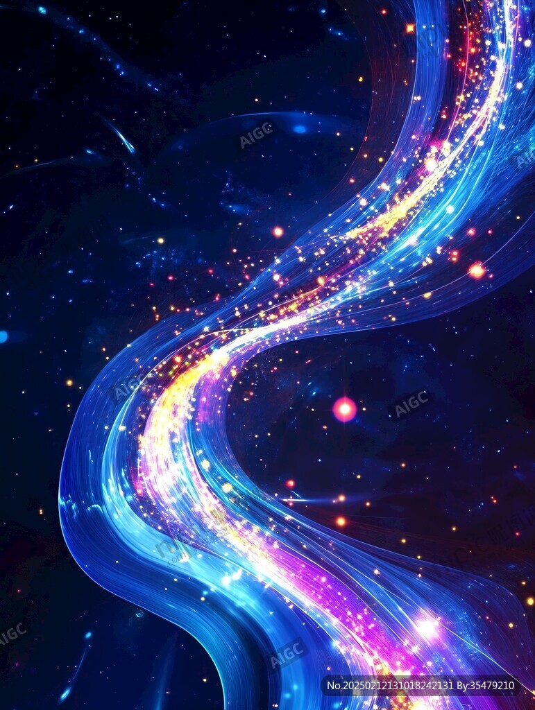 梦幻流畅曲线条