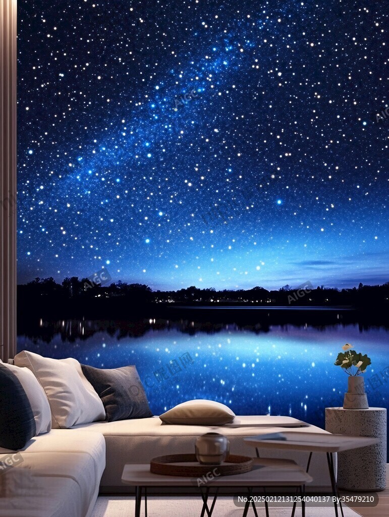 星星背景墙