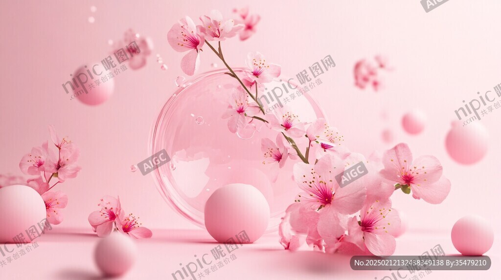 创意桃花