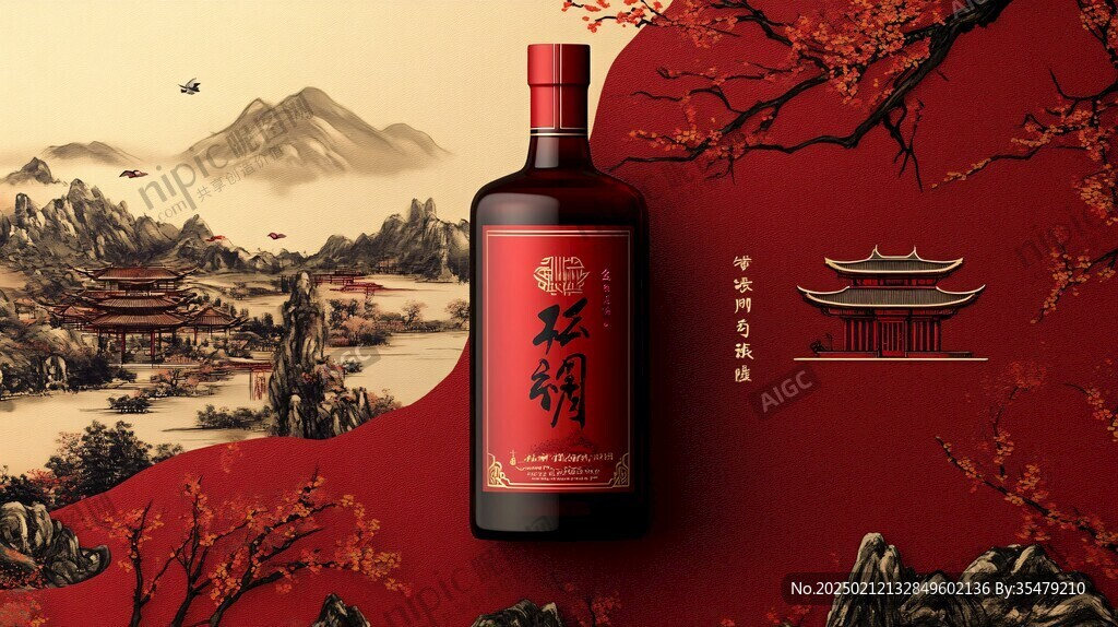 白酒主视觉