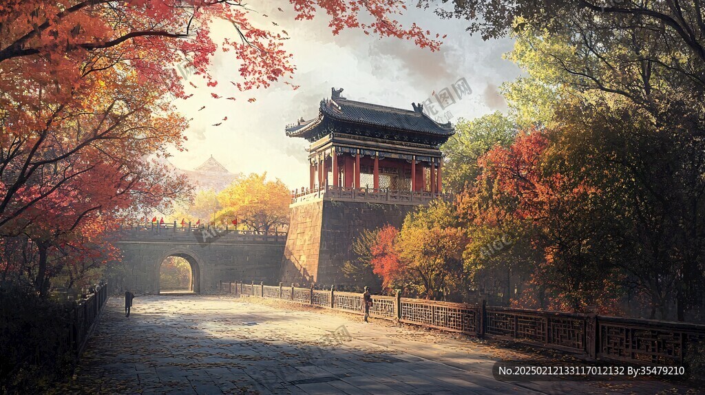 大境门插画