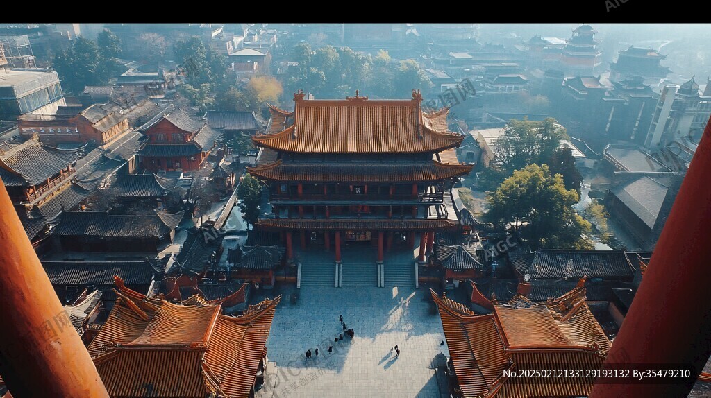 天后宫航拍