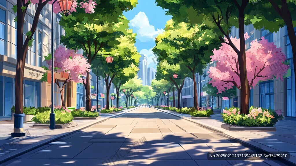 街景插画