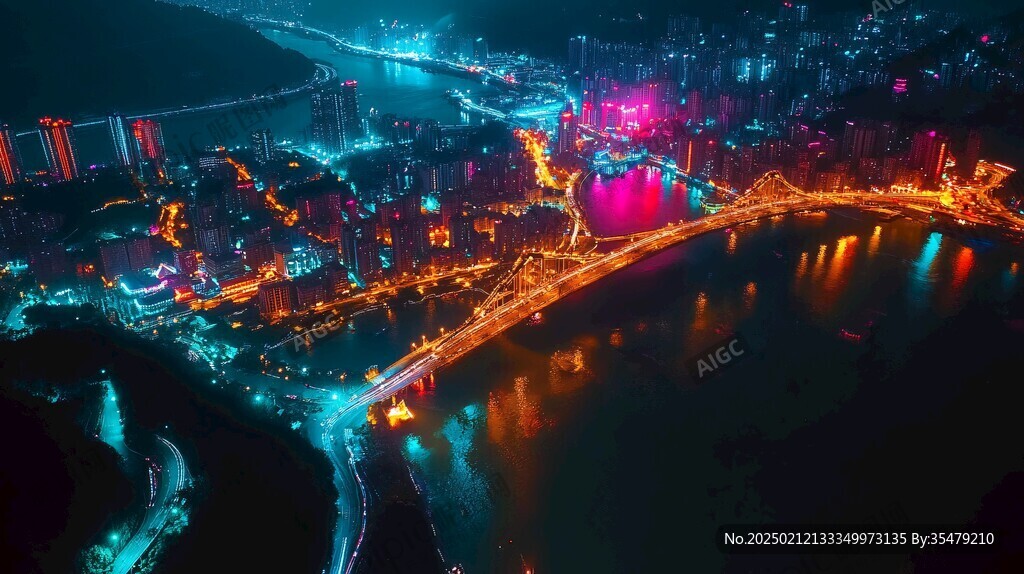 夜景东江