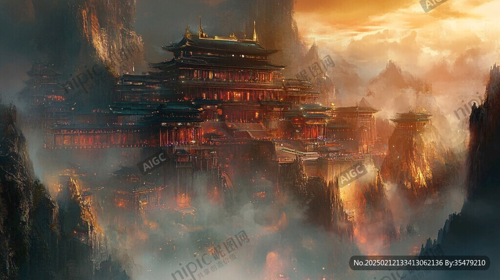 古风仙境天上宫阙