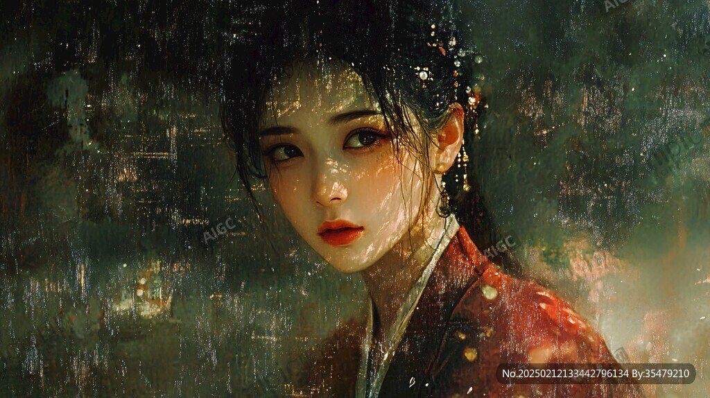 板绘人像