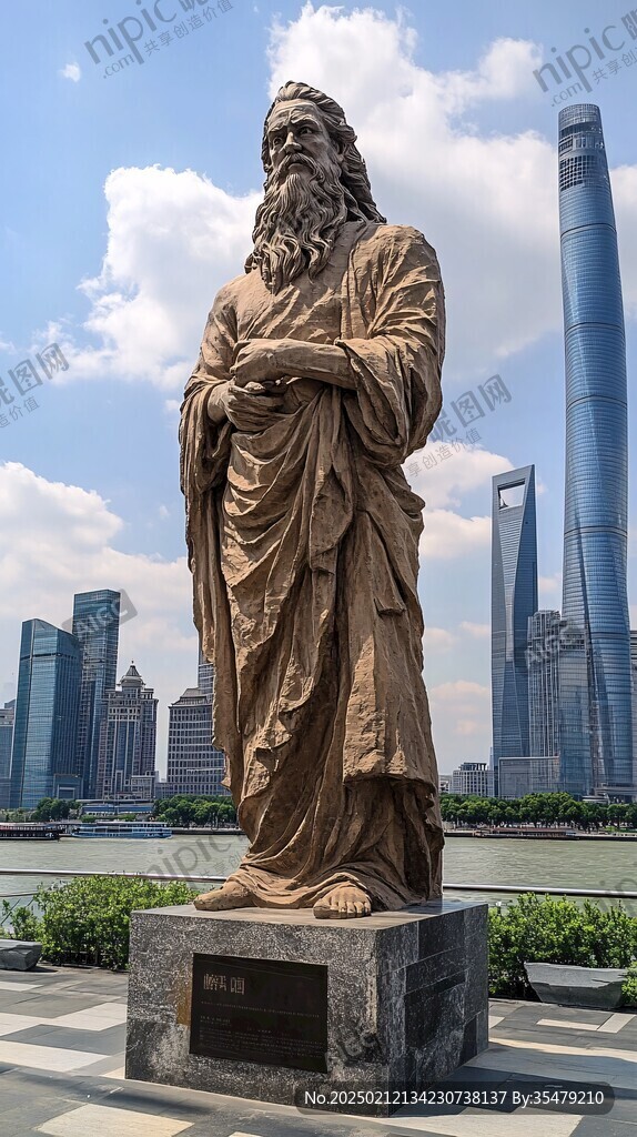 外滩塑像