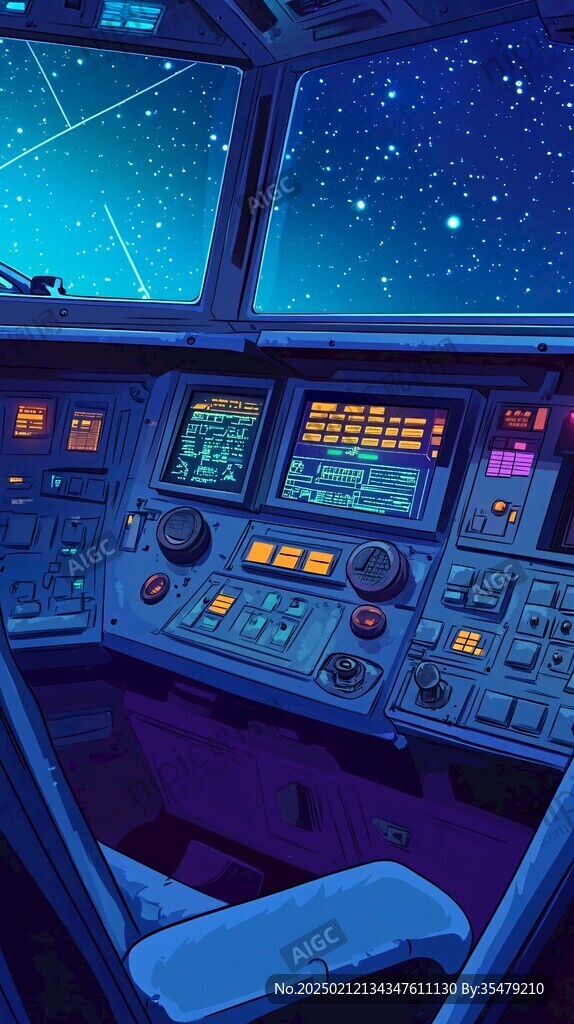 宇宙飞船控制室
