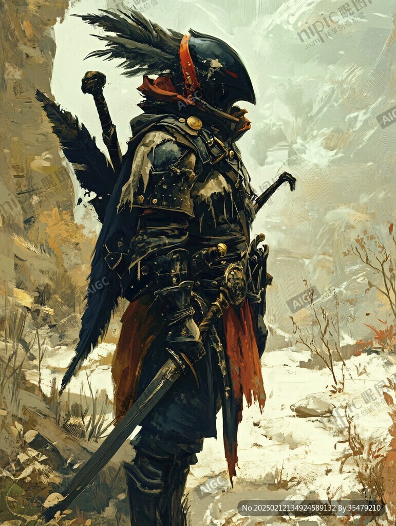 拄剑武士