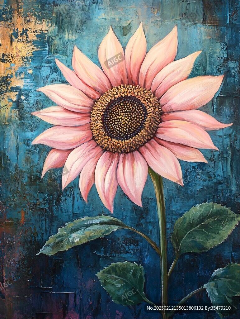 葵花艺术画