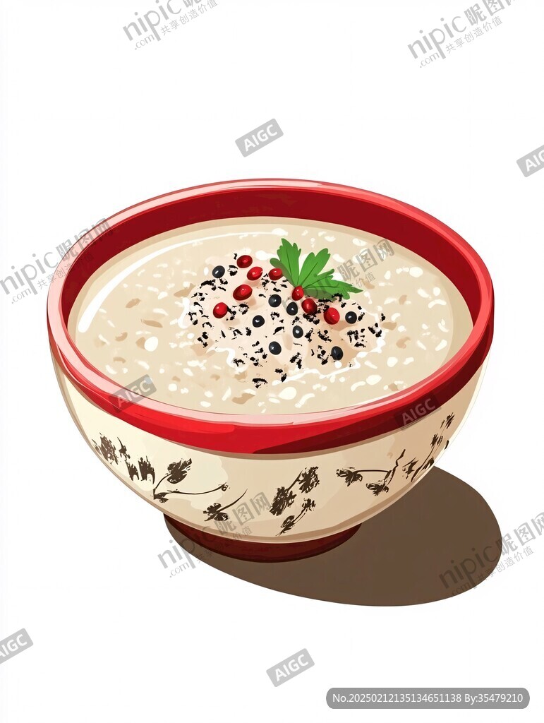 粥手绘