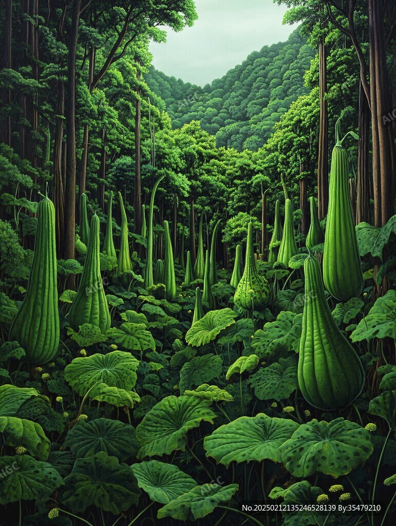 热带雨林插画