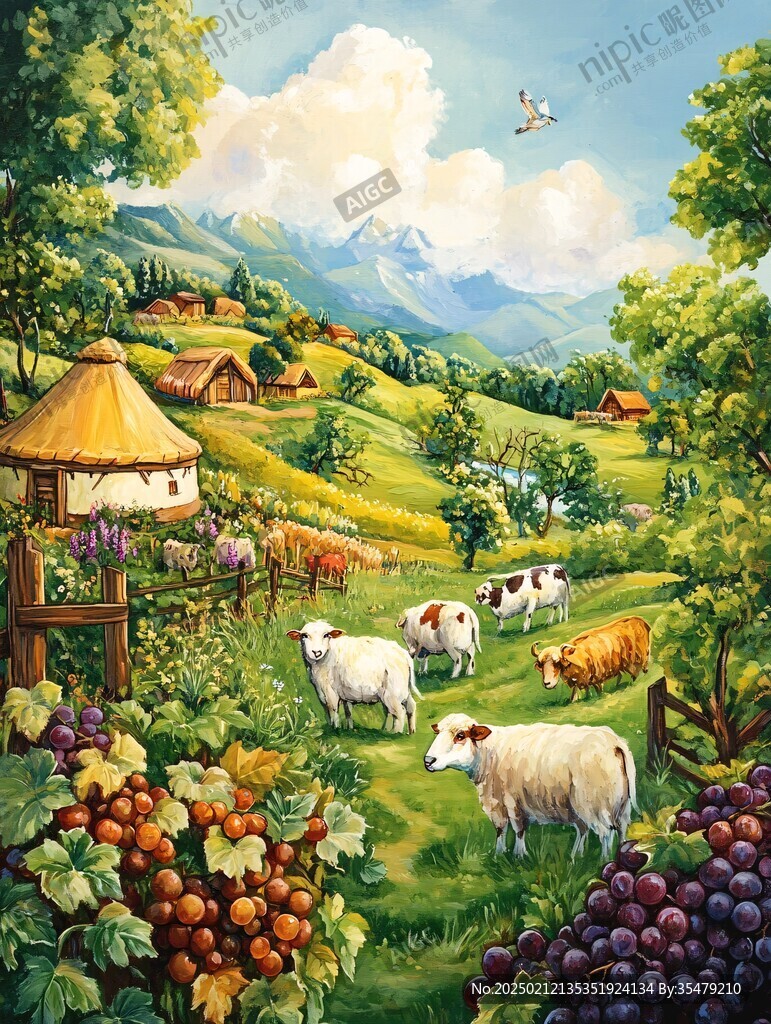 农庄装饰画