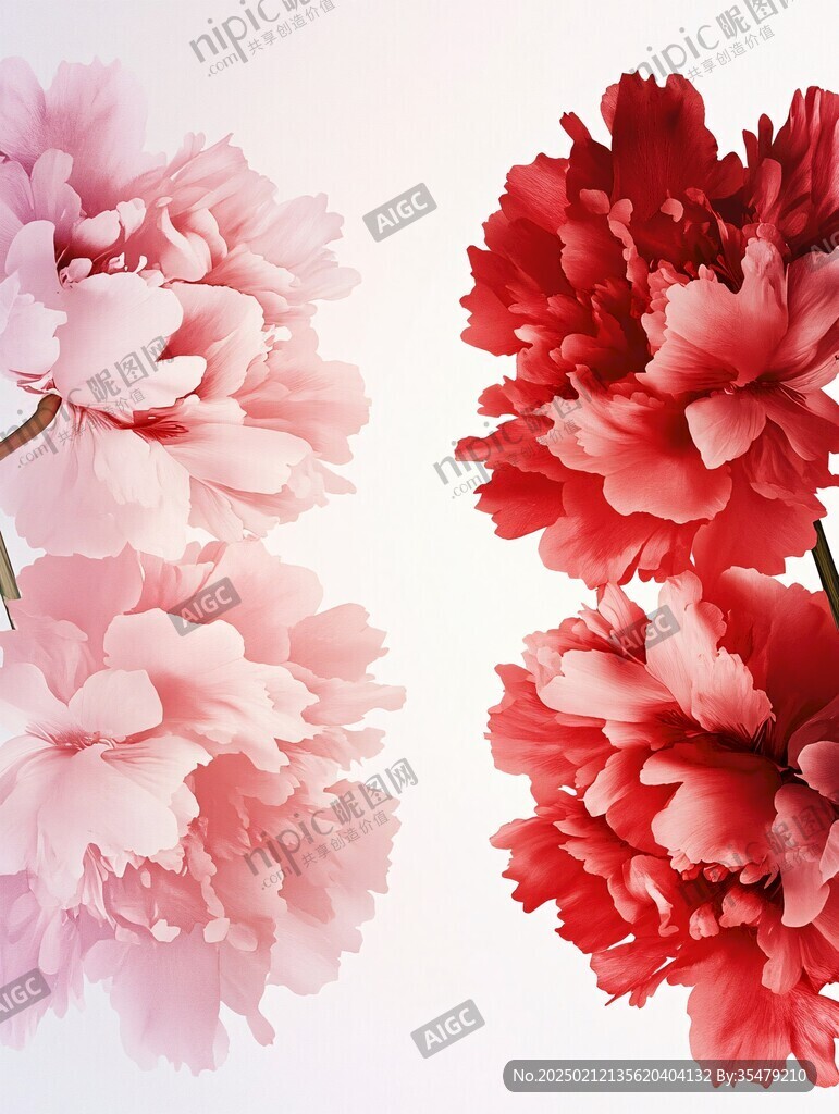3d牡丹花卉