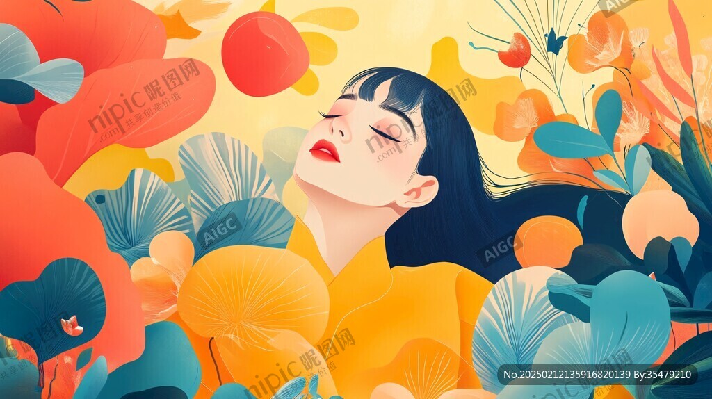 创意人物插画