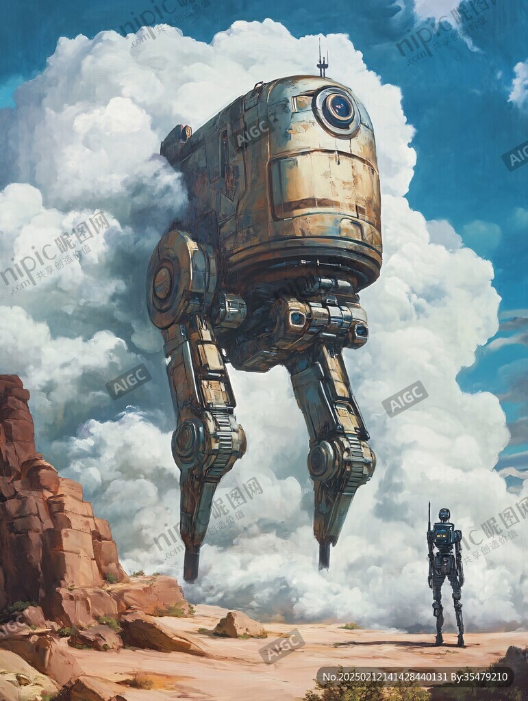 科幻题材插画
