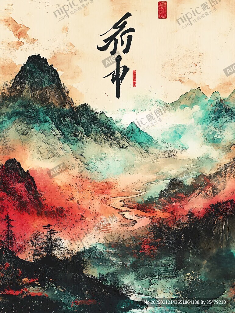 插画气节海报