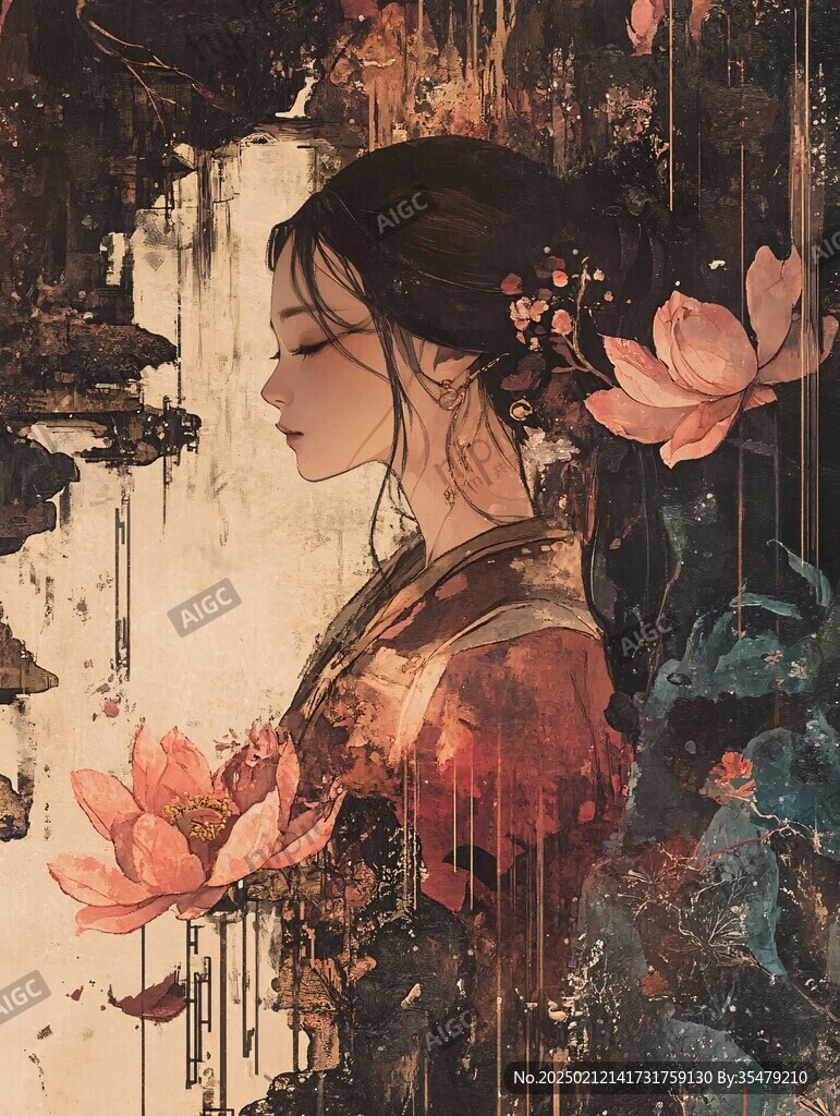 高清古风插画