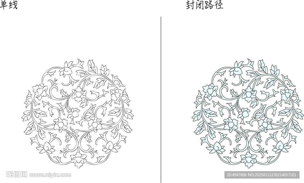 传统图纹 矢量图