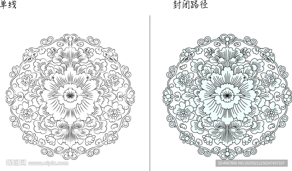 传统图纹 矢量图