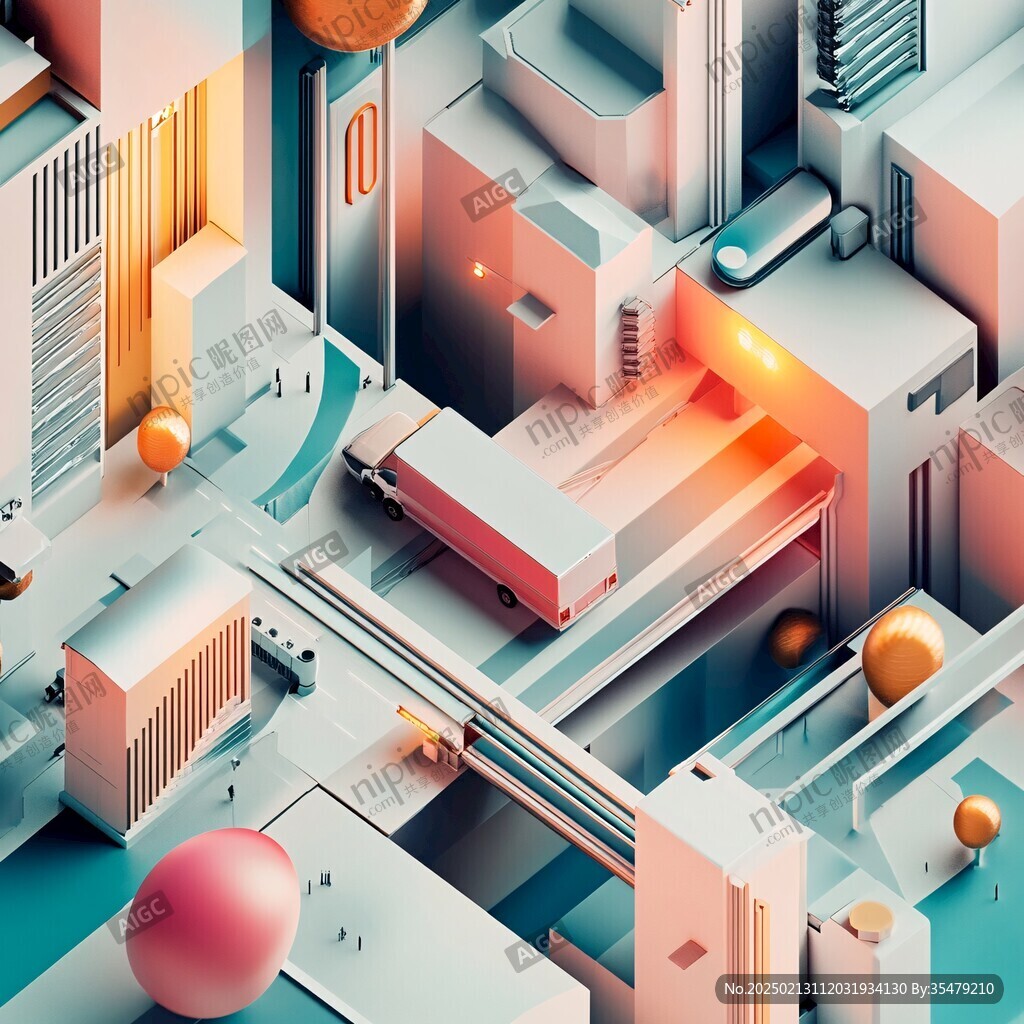 3d立体插画风格