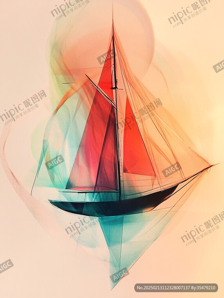 立体几何光影装饰画