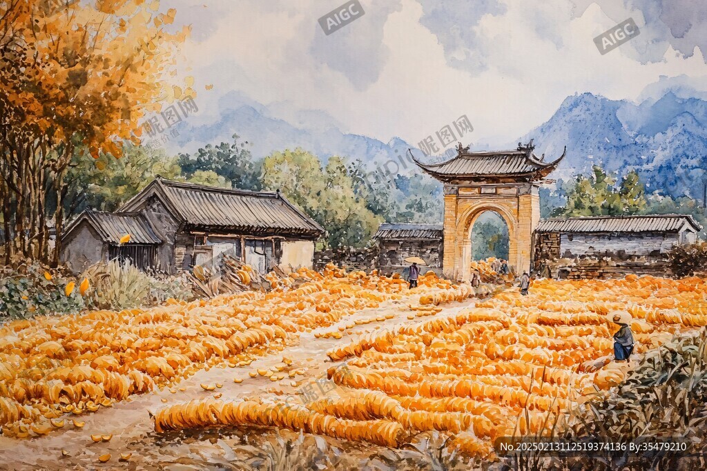 秋收场景复原