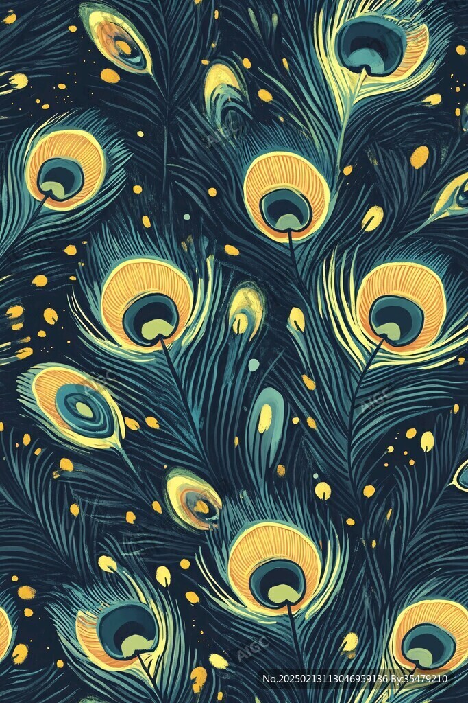 鸾尾花底纹