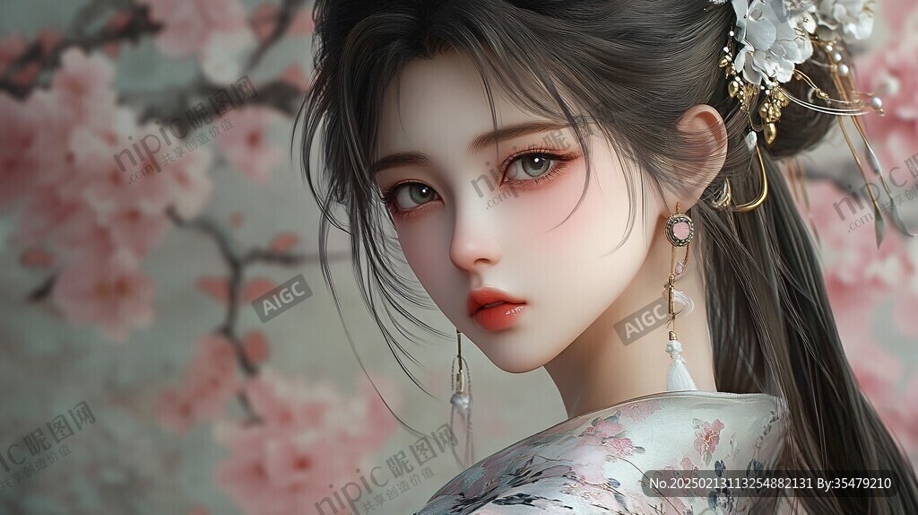 写实人物插画