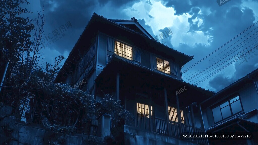 屋角夜景