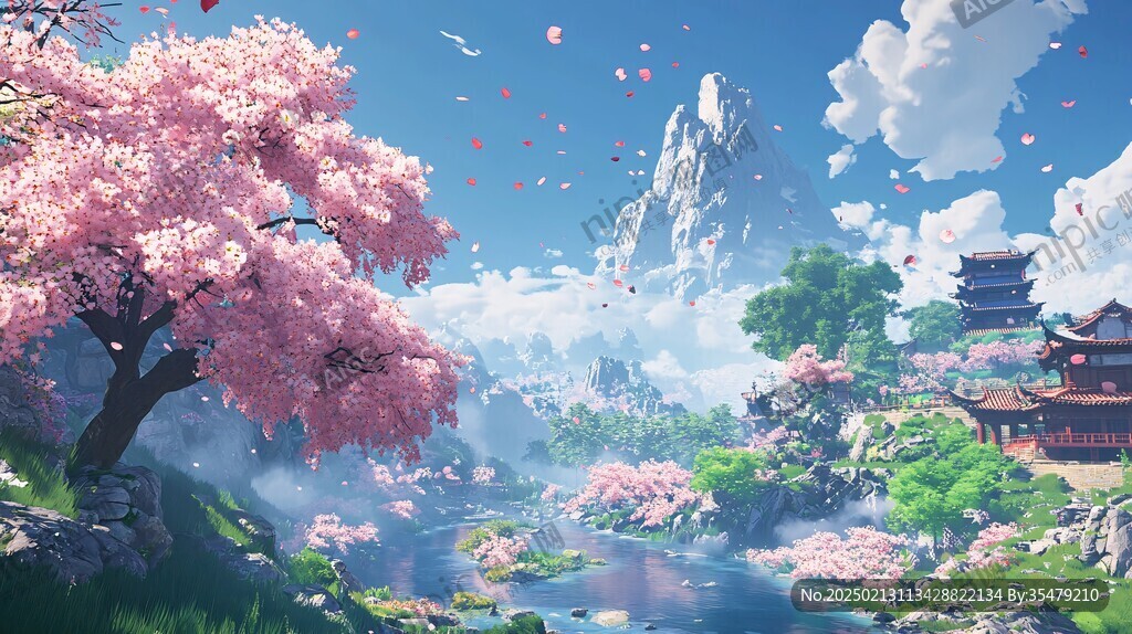 游戏山水场景