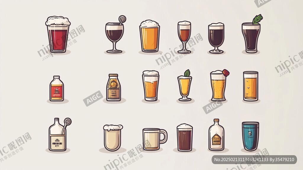 icon设计酒类