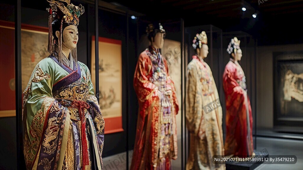中华历代服饰泥塑展