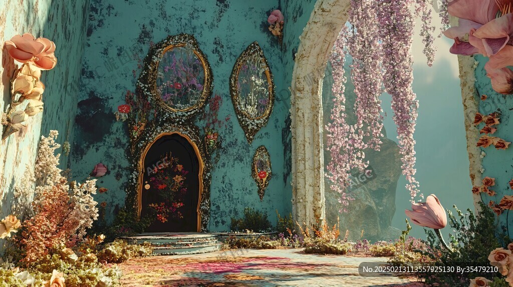 梦幻花卉场景