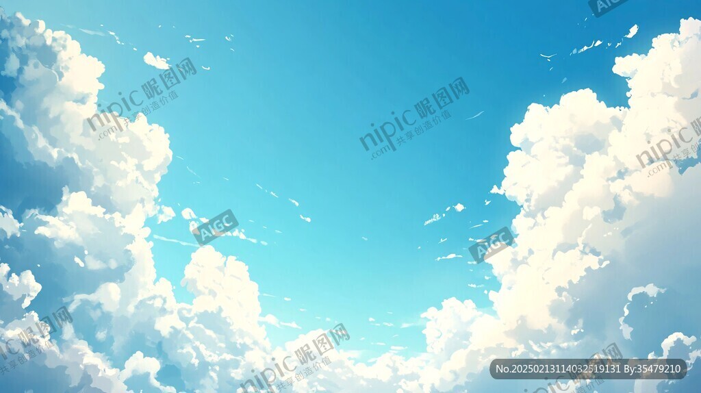 动漫中的白云
