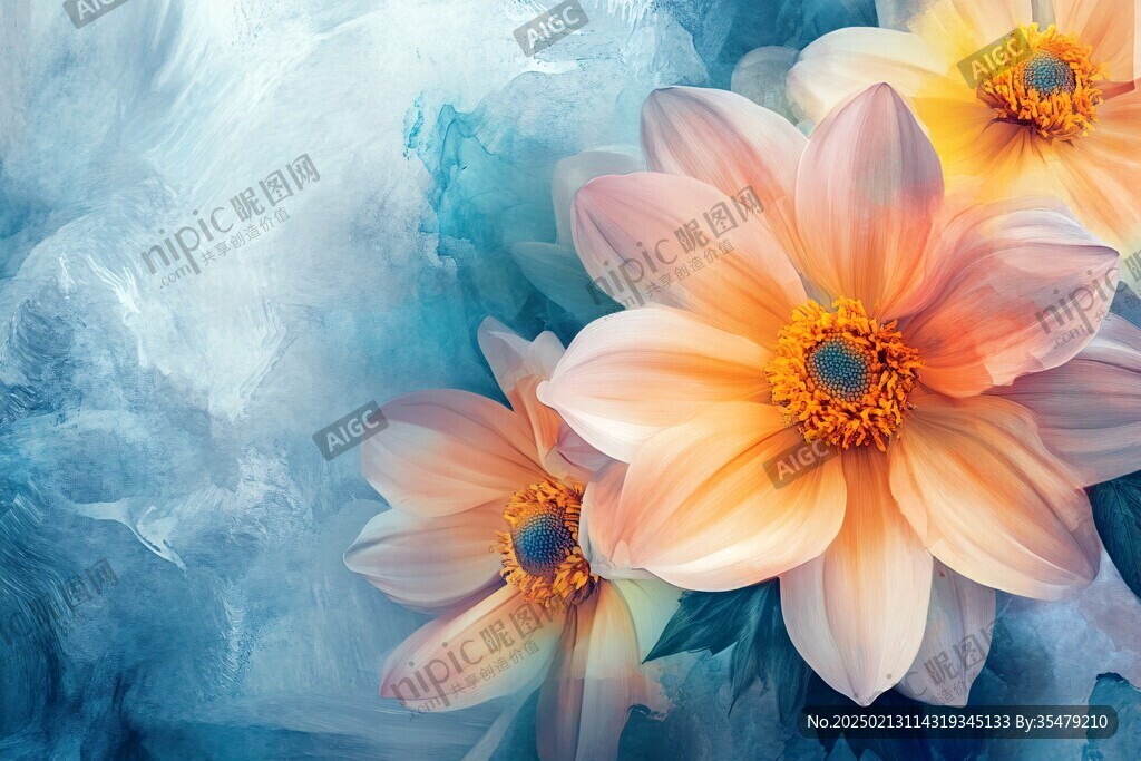 炫彩花朵壁纸