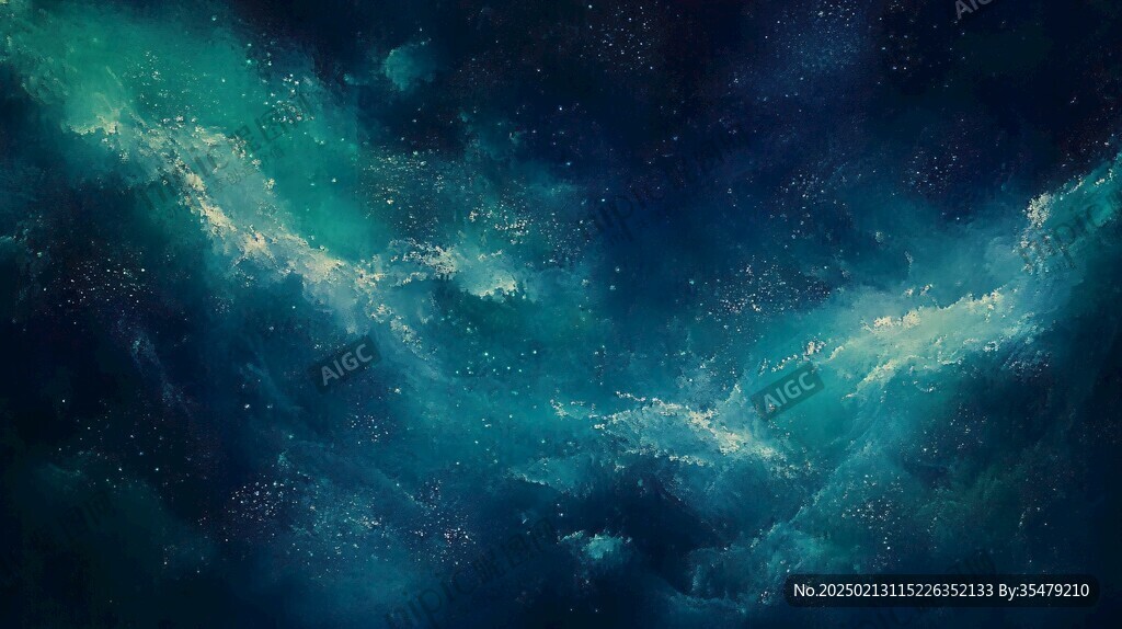 星云宇宙科技背景