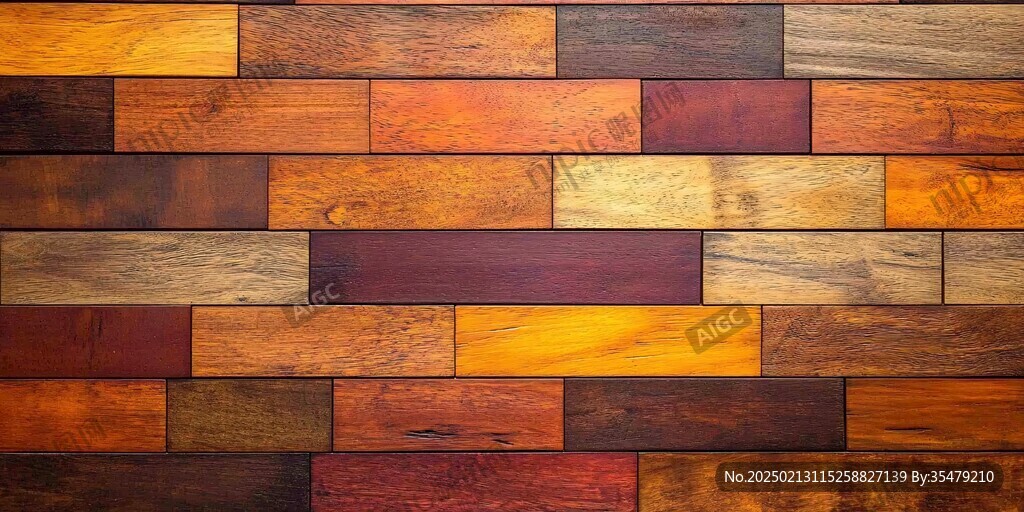 多种颜色木板木材