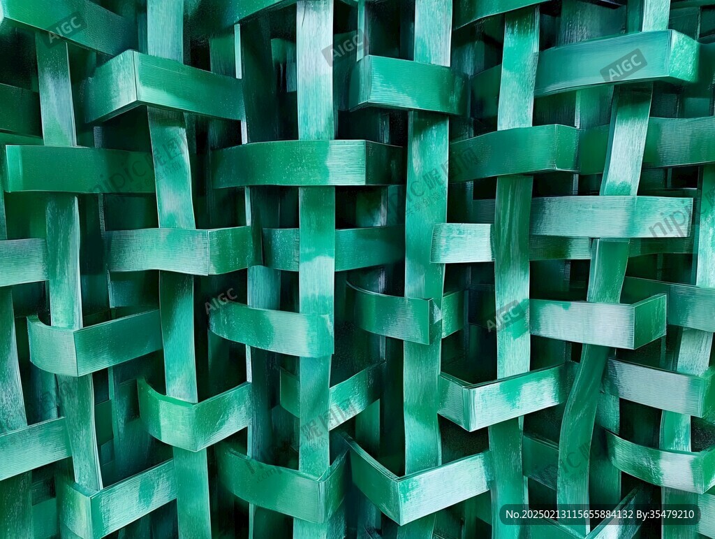 绿色炫酷3d背景