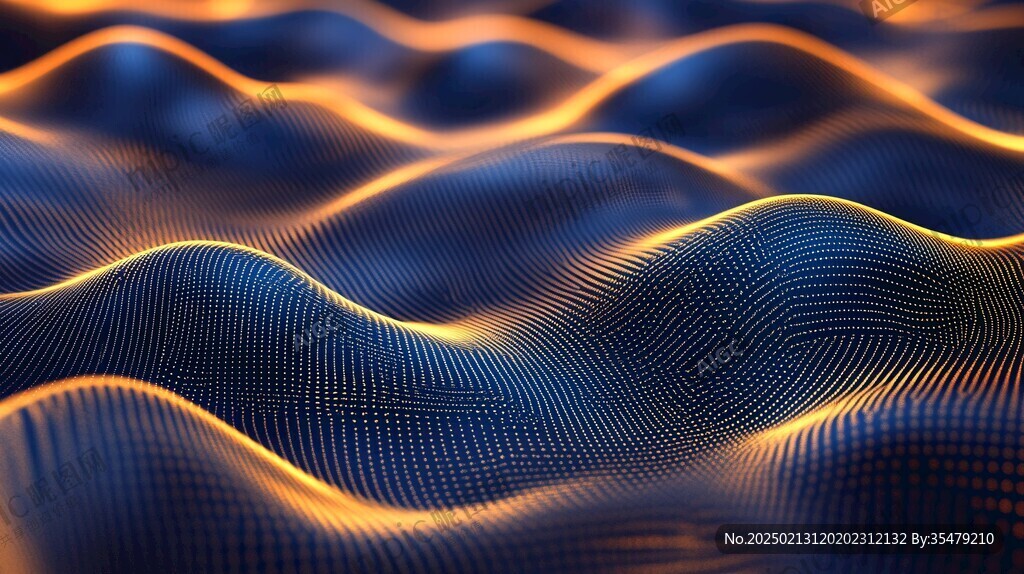 3d立体起伏波浪