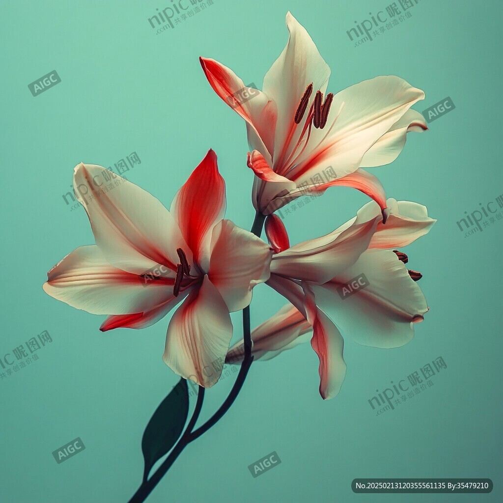 唯美百合花