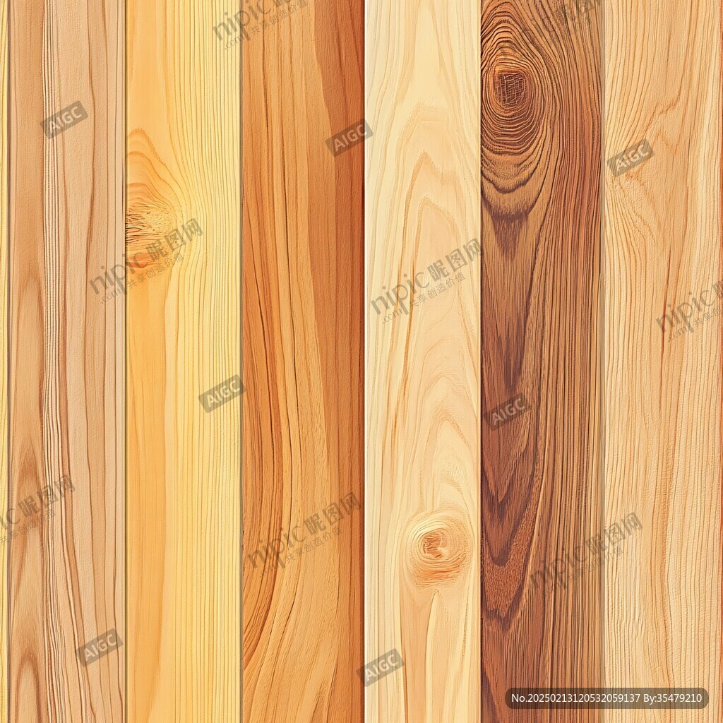 多种颜色木板木材