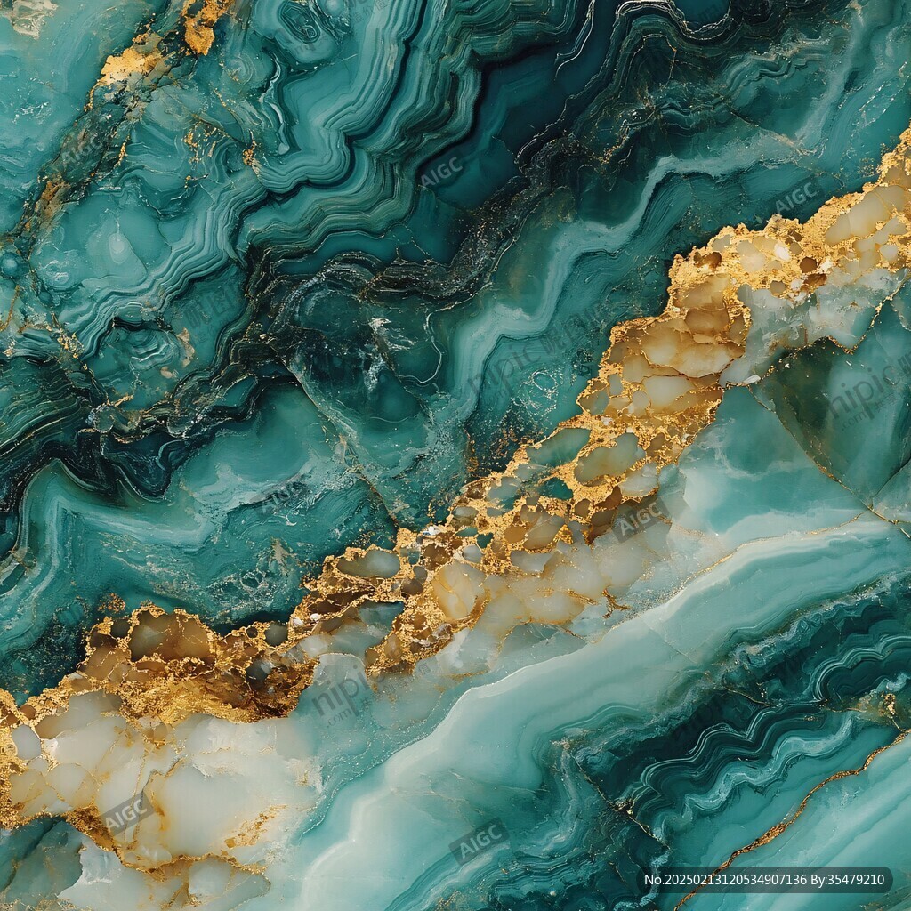 流体大理石金色素材
