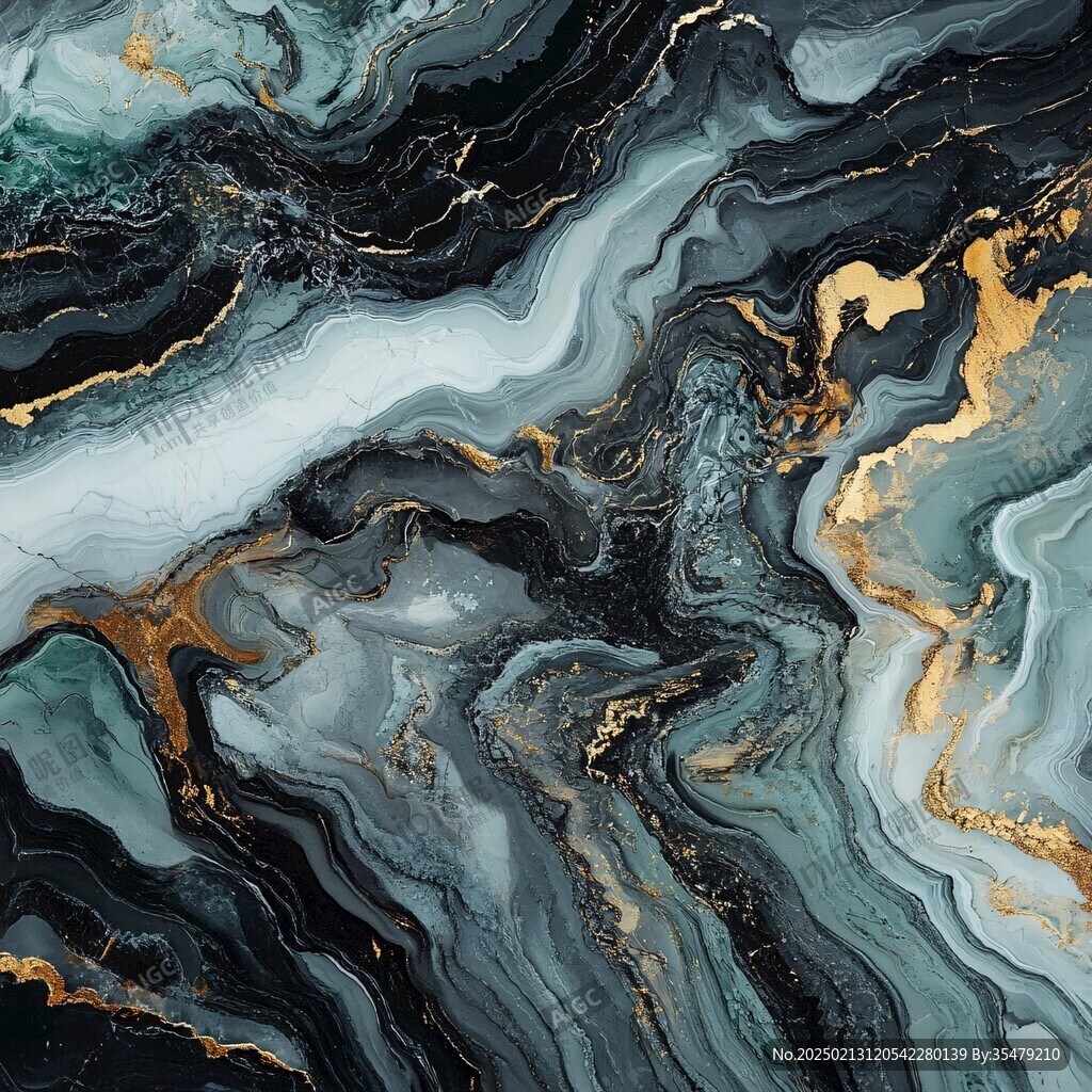 流体流彩装饰画